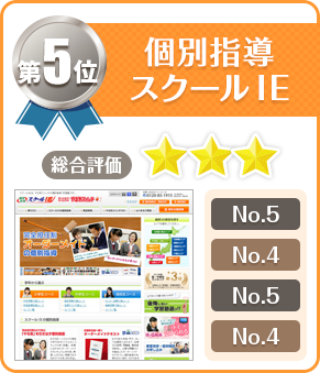 第5位 個別指導スクールIE